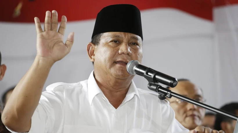 Bộ trưởng Quốc phòng Indonesia Prabowo Subianto. (Nguồn: AP)