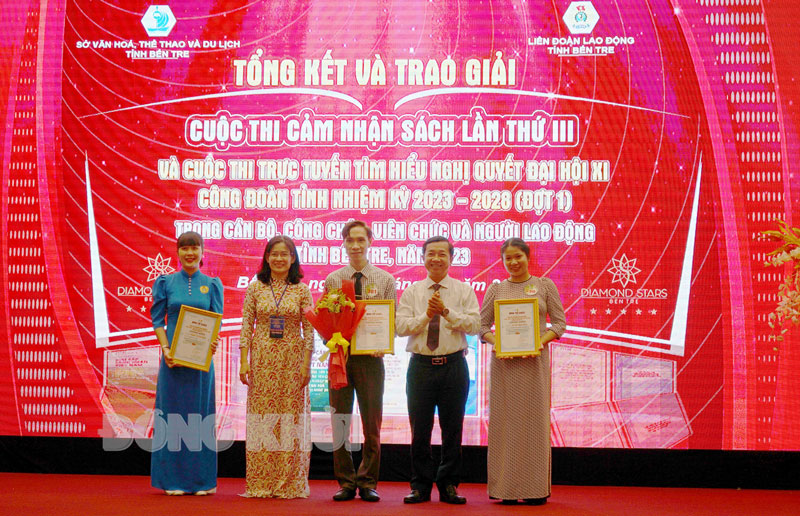 Tổng kết, trao giải Cuộc thi Cảm nhận sách trong cán bộ, công chức, viên chức, người lao động năm 2023