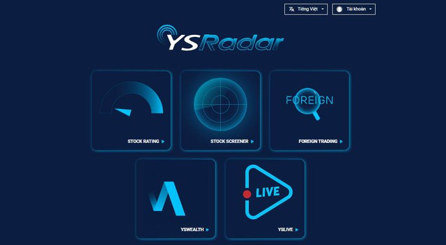 Các tính năng của YSradar 2024 - 'Siêu công cụ' phân tích cổ phiếu của Yuanta việt Nam