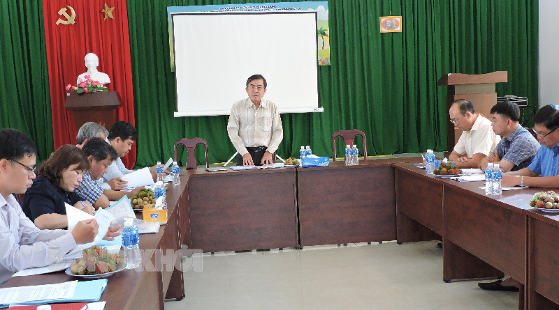 Thực hiện dân chủ ở cơ sở gắn với nhiệm vụ chính trị của địa phương, đơn vị Kiểm tra việc thực hiện Quy chế dân chủ cơ sở tại Ban Quản lý dự án đầu tư xây dựng các công trình nông nghiệp và phát triển nông thôn.