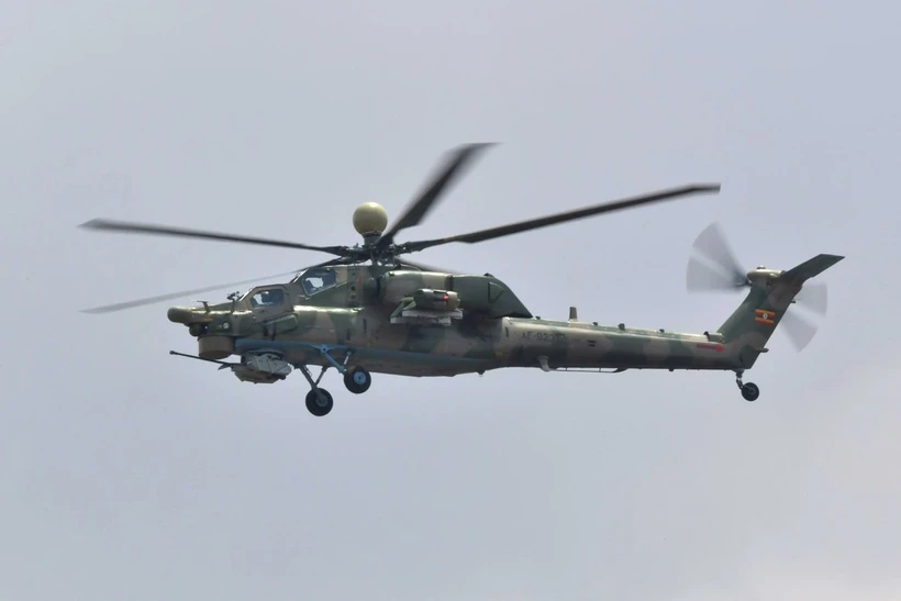 Máy bay trực thăng chiến đấu Mi-28.