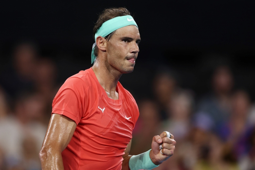 Rafael Nadal hoàn toàn trên cơ đối thủ (Ảnh: Getty)