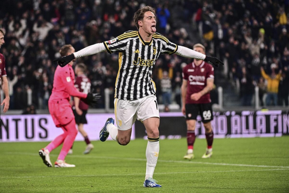 Juventus thắng Salernitana 6-1. Ảnh: Getty