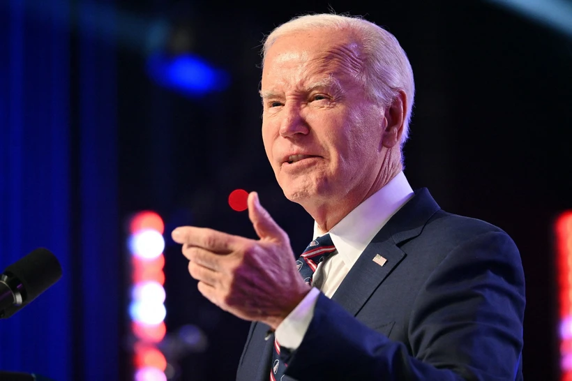 Tổng thống Mỹ Joe Biden phát biểu tại sự kiện vận động tranh cử ở Pennsylvania ngày 5-1-2024. (Ảnh: AFP/TTXVN)