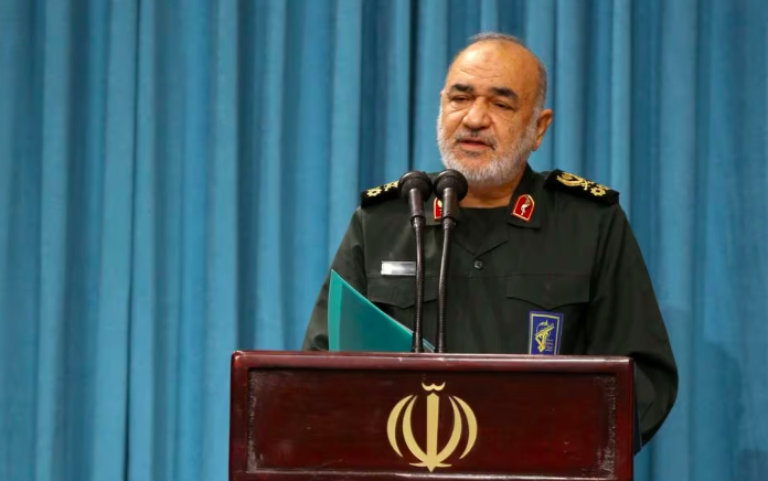 Chỉ huy Lực lượng Vệ binh Cách mạng Hồi giáo Iran (IRGC) Hossein Salami. Ảnh: Reuters