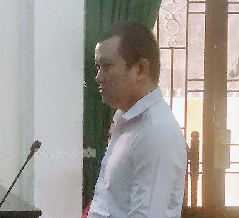 Bị cáo Nguyễn Như Vĩnh An tại phiên tòa.