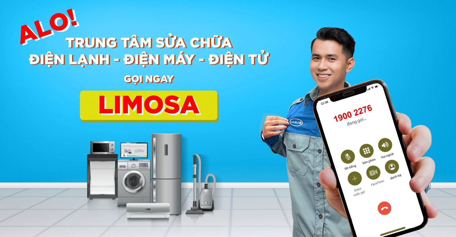 Bơm ga máy lạnh tại nhà Limosa, bảng giá bơm ga máy lạnh