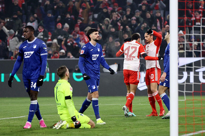 Bayern đánh bại Hoffenheim với tỷ số 3-0