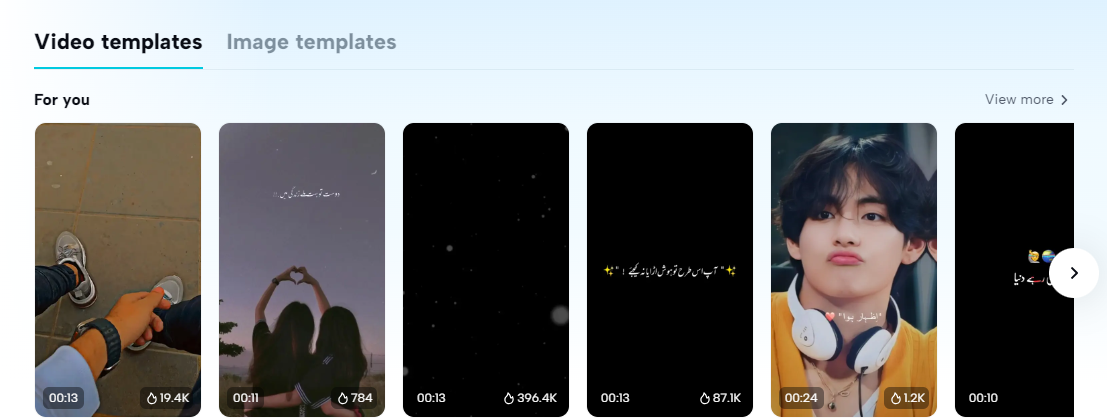 Làm cách nào để sử dụng mẫu video TikTok tại CapCut Online?