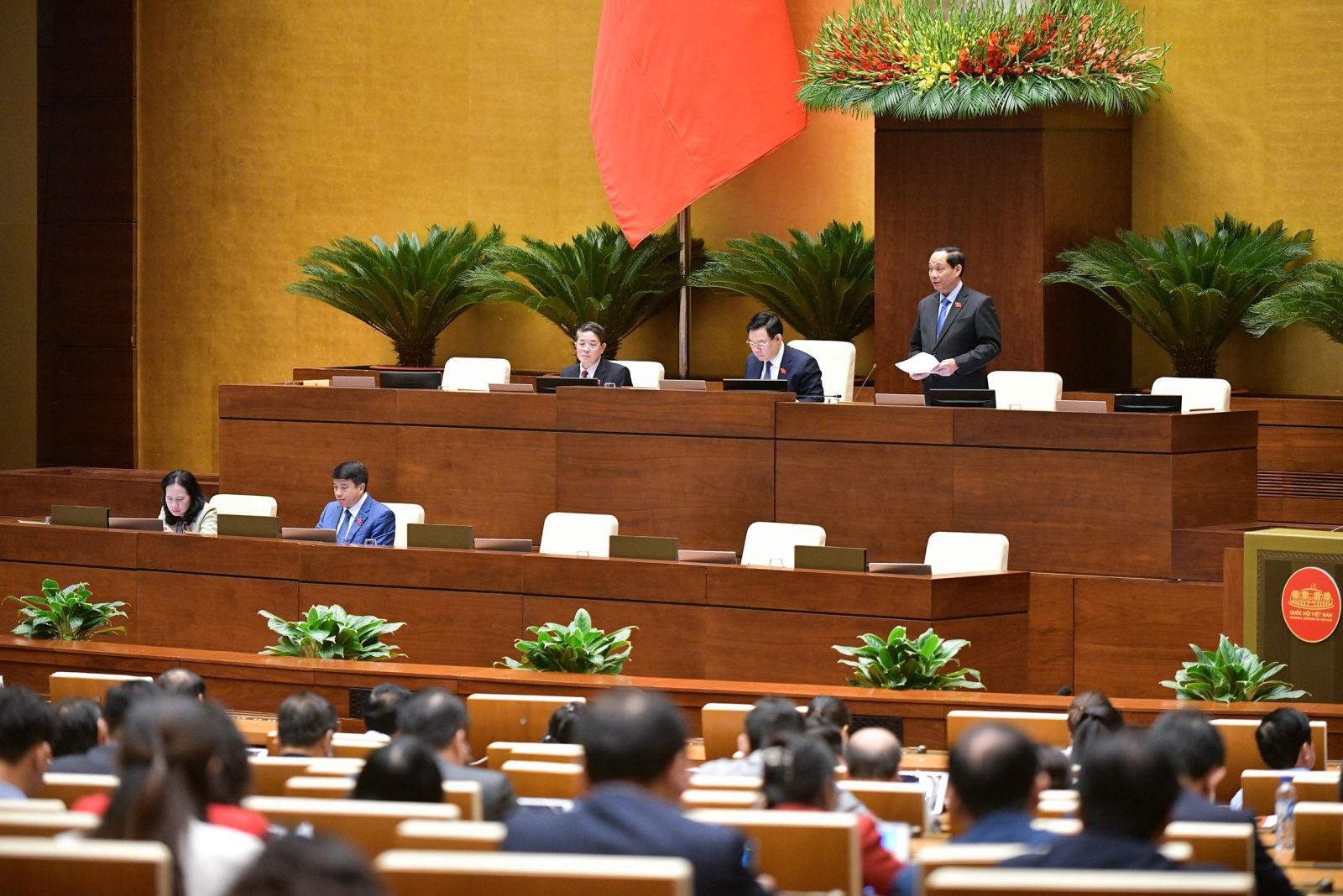 Phó Chủ tịch Quốc hội Trần Quang Phương điều hành nội dung 01 phiên họp chiều ngày 16-01-2024