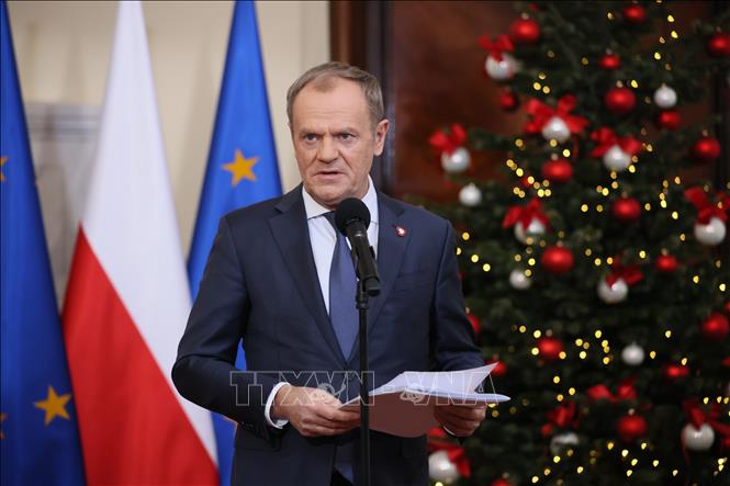 Thủ tướng Ba Lan Donald Tusk. Ảnh: PAP/TTXVN