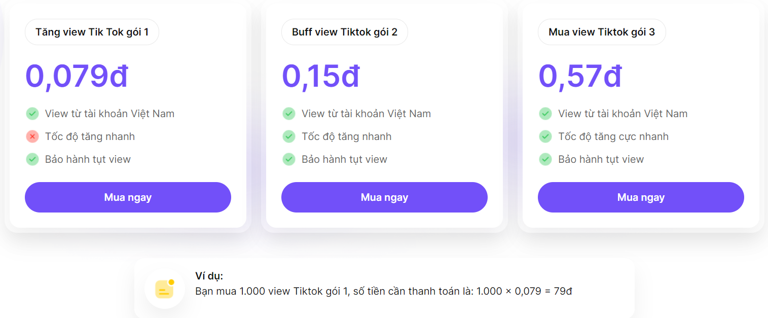 Dịch vụ tăng view Tik Tok uy tín & giá rẻ tại Vnfame