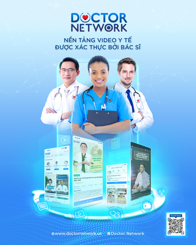 Doctor Network - Nền tảng video y tế uy tín, đáng tin cậy cho người Việt