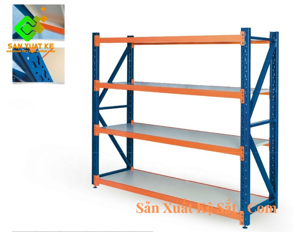 Kệ trung tải 4 tầng NCT Việt Nhật - Giải pháp kho công nghiệp