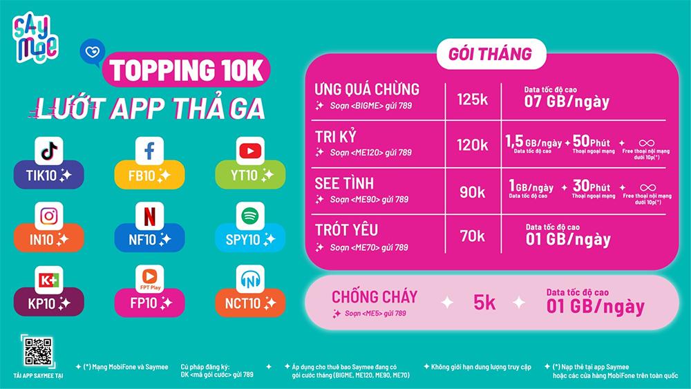 Hướng dẫn lướt TikTok không giới data cùng SIM Saymee