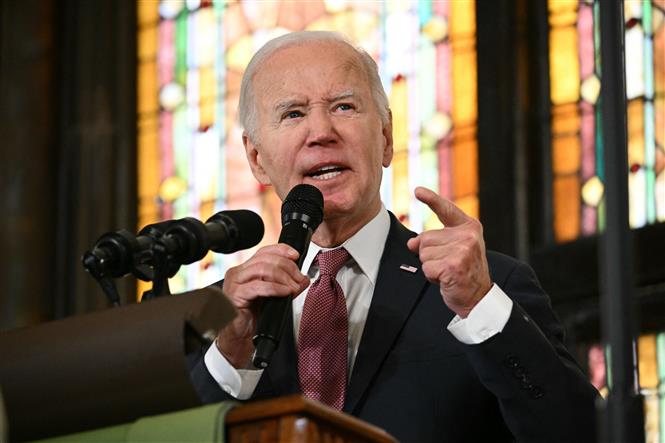 Lý do đặc biệt khiến Mỹ không phát động chiến tranh với Iran Tổng thống Biden cho biết ông đã quyết định được cách đáp trả vụ tấn công lực lượng Mỹ ở Jordan. Ảnh: AFP/TTXVN