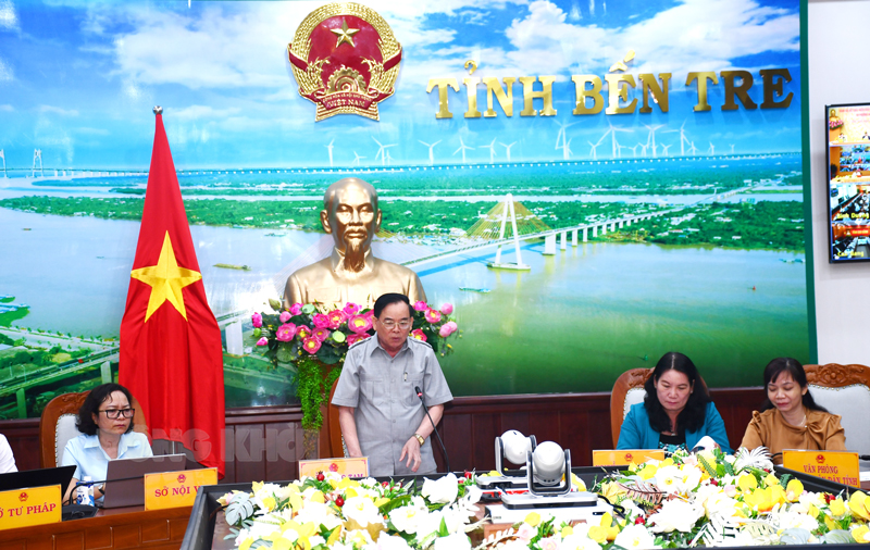 Phát biểu của Chủ tịch UBND tỉnh Trần Ngọc Tam.