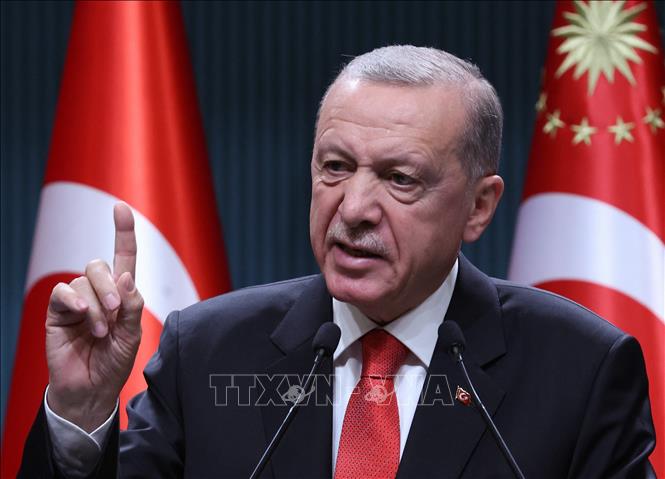 Tổng thống Thổ Nhĩ Kỳ Recep Tayyip Erdogan. Ảnh: AFP/TTXVN