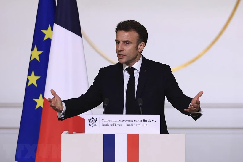 Tổng thống Pháp Emmanuel Macron. (Ảnh: AFP/TTXVN)