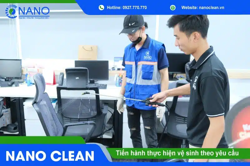 Vệ sinh văn phòng Nano Clean - Giải pháp hoàn hảo cho môi trường làm việc