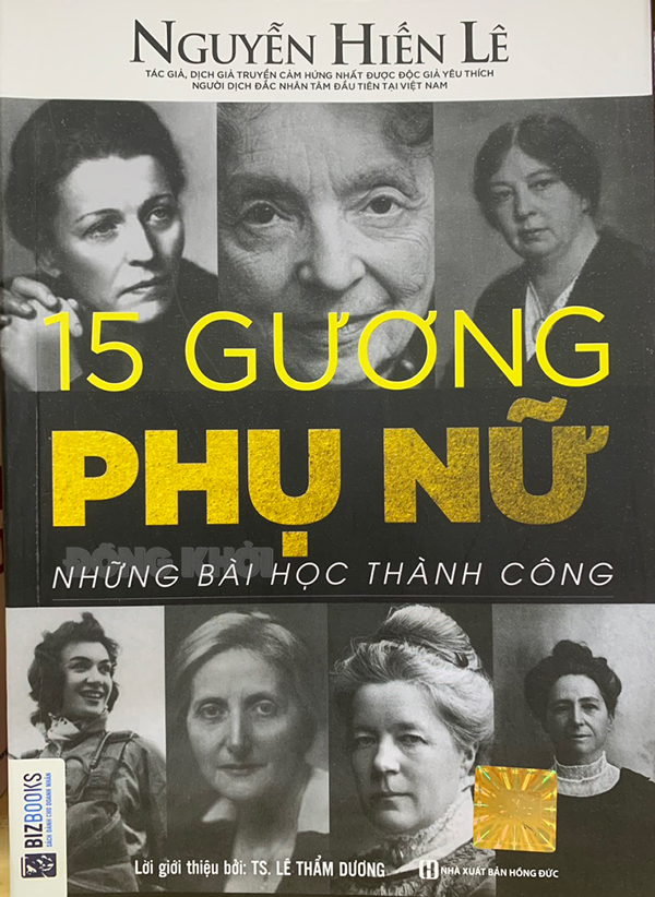 Bìa sách “15 gương phụ nữ - Những bài học thành công”.