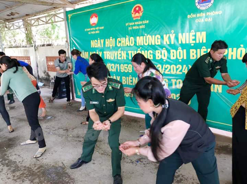 Đồn Biên phòng Cửa Đại phối hợp tổ chức các hoạt động chào mừng Ngày truyền thống Bộ đội Biên phòng và Ngày hội Biên phòng toàn dân năm 2024.