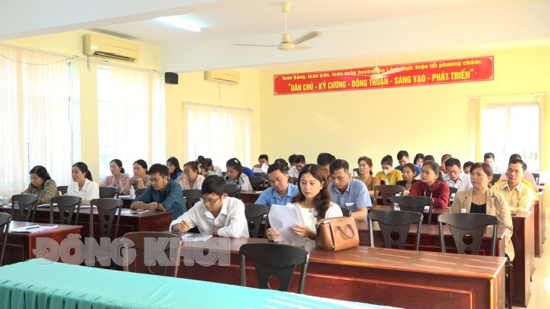 Tin hoạt động các huyện, thành phố ngày 13-3-2024 Đại biểu tham dự tập huấn. Ảnh: Việt Cường.