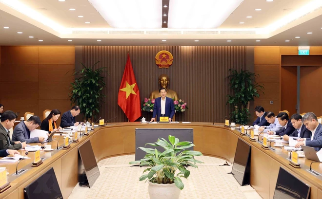 Phó thủ tướng Lê Minh Khái: Quản lý thị trường vàng chặt chẽ, an toàn, lành mạnh Phó thủ tướng Lê Minh Khái phát biểu. Ảnh: An Đăng/TTXVN