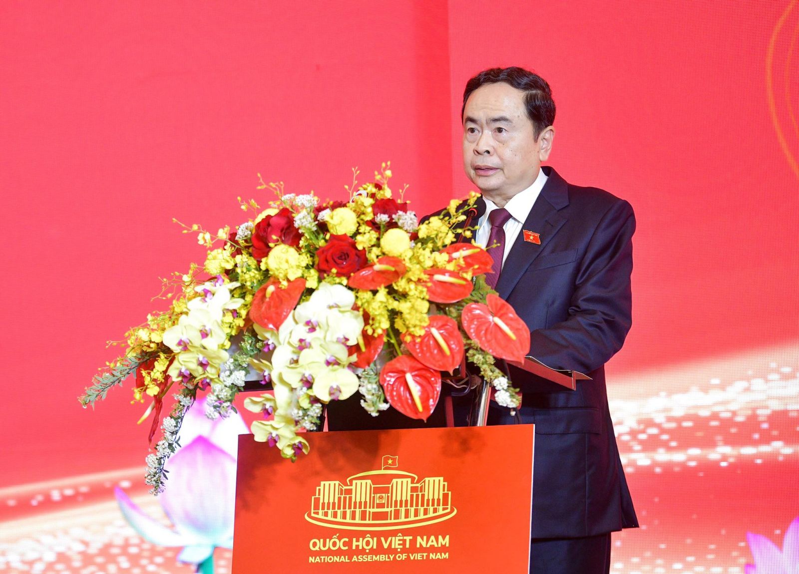 Năm 2024 là năm ‘tăng tốc’ thực hiện các mục tiêu Nghị quyết Đại hội XIII của Đảng Đồng chí Trần Thanh Mẫn, Ủy viên Bộ Chính trị, Phó Chủ tịch Thường trực Quốc hội phát biểu khai mạc hội nghị. Ảnh: QH