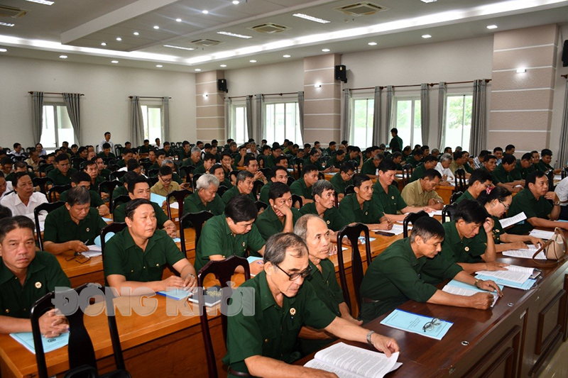 Tập huấn công tác an toàn giao thông cho tuyên truyền viên Hội Cựu chiến binh cơ sở năm 2024 Đại biểu dự lớp tập huấn