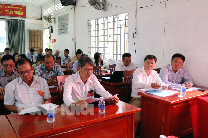 Đại biểu tham dự đại hội.