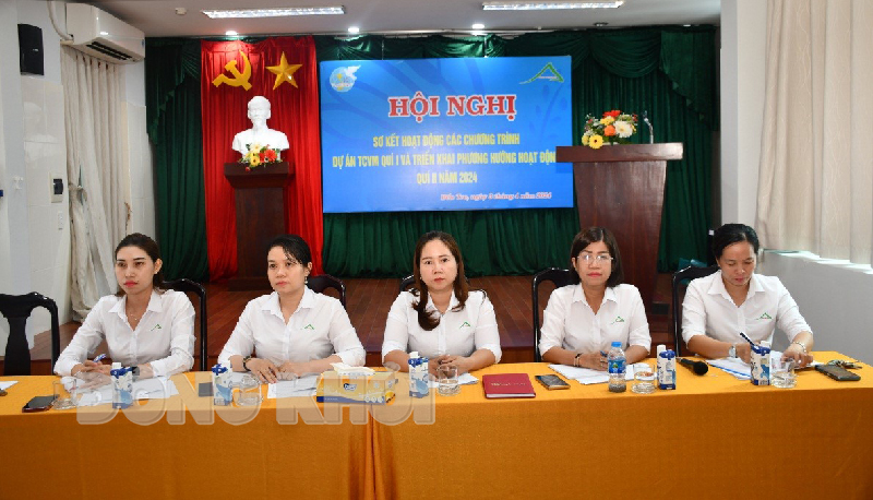 Sơ kết hoạt động quý I năm 2024 các chương trình dự án tài chính vi mô Chủ trì hội nghị sơ kết.