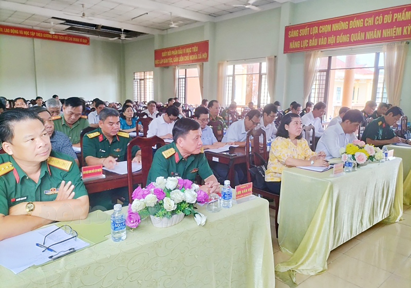 Tin hoạt động các huyện, thành phố ngày 5-4-2024 Đại biểu tham dự Hội nghị. Ảnh: Thúy Vân
