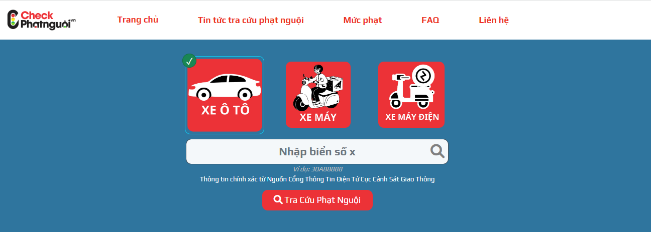 Cách tra cứu phạt nguội một cách dễ dàng và nhanh chóng