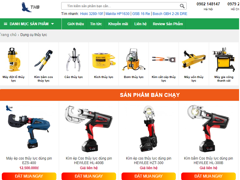 Mua máy đột lỗ thủy lực ở đâu chính hãng, giá rẻ?