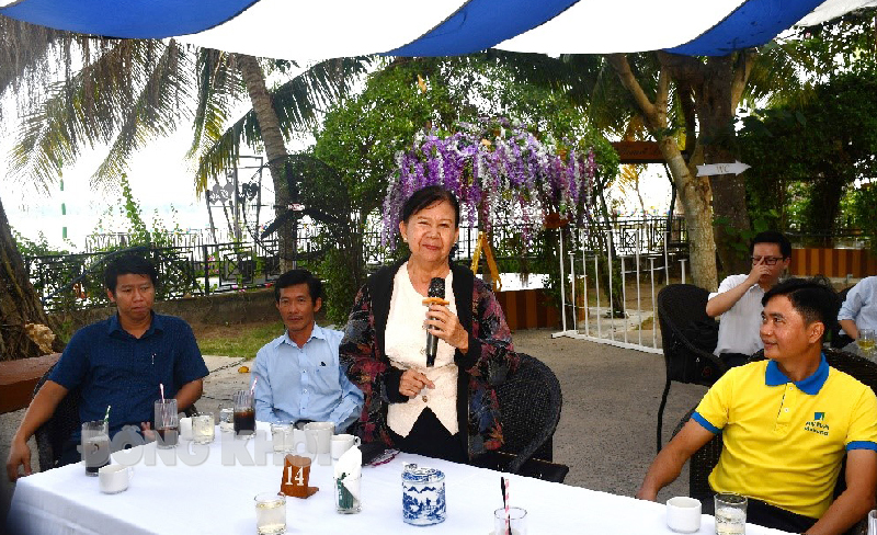 TP. Bến Tre họp mặt "Cà phê doanh nghiệp" lần thứ nhất năm 2024 Phát biểu của doanh nghiệp.