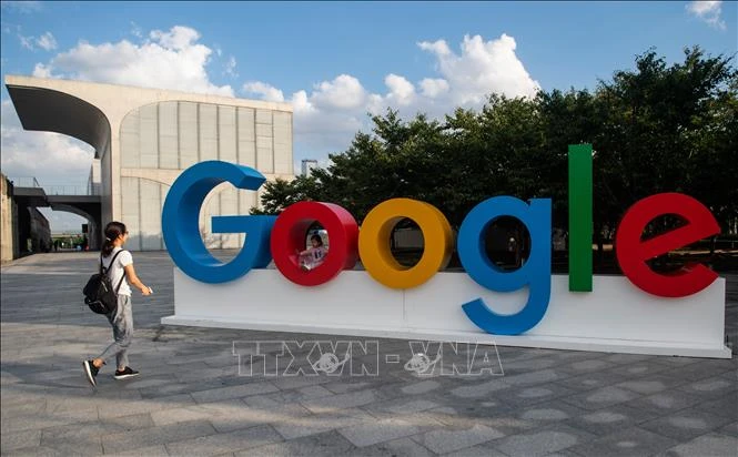 Nhật Bản thực thi chống độc quyền công nghệ Biểu tượng của Google. (Ảnh: AFP/TTXVN)