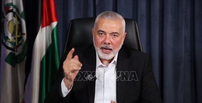 Thủ lĩnh phong trào Hồi giáo Hamas Ismail Haniyeh. Ảnh: IRNA/TTXVN