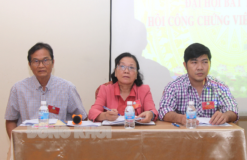 Hội Công chứng viên tỉnh đại hội bất thường Đoàn Chủ tịch Hội CCV tỉnh tại Đại hội bất thường Hội CCV tỉnh (nhiệm kỳ 2021 - 2026).