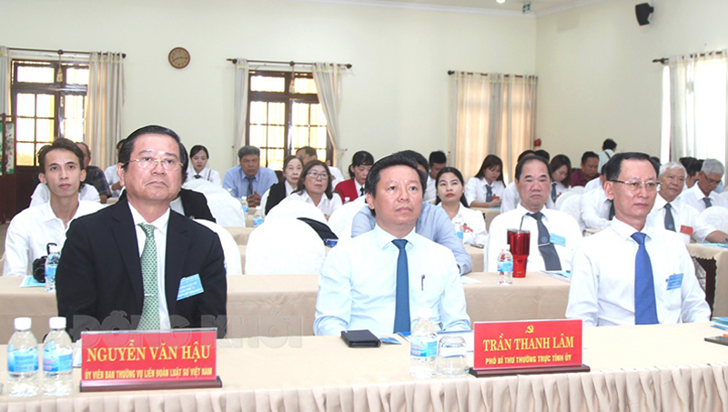 Đại biểu tham dự Đại hội Luật sư tỉnh nhiệm kỳ X (2024 - 2029).