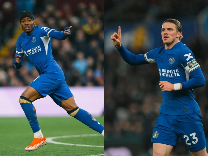 Chelsea níu kéo 1 điểm trước Aston Villa Gallagher và Madueke đã tỏa sáng giúp Chelsea có được 1 điểm. Nguồn: Internet