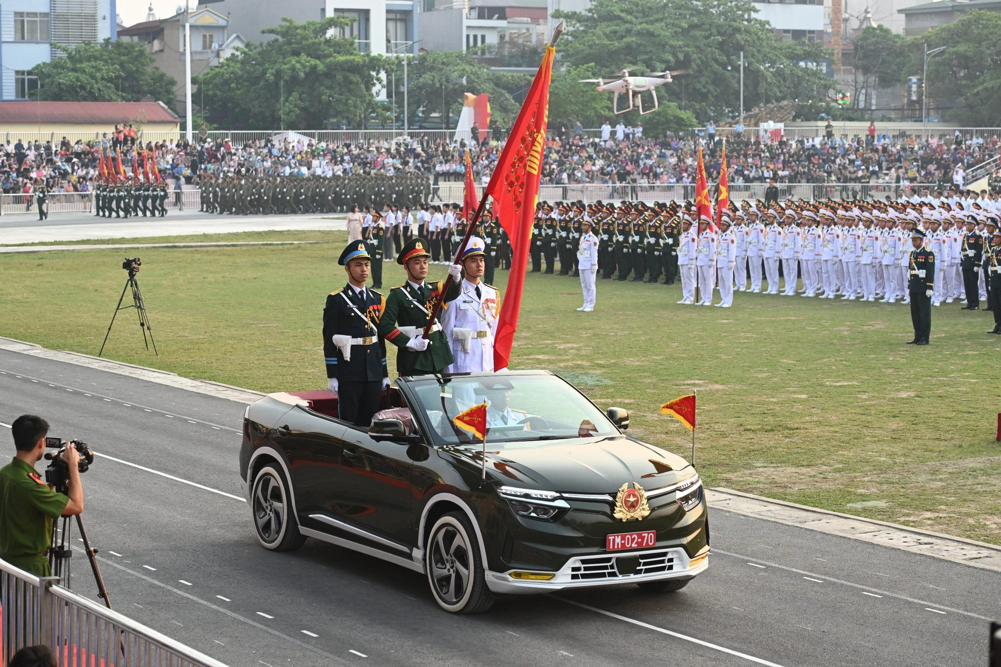 12.000 người hợp luyện diễu binh, diễu hành tại Điện Biên Phủ