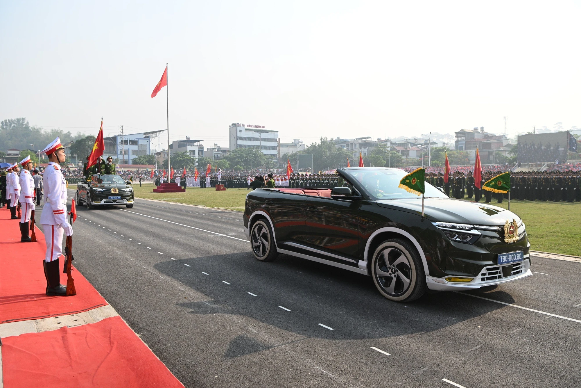 12.000 người hợp luyện diễu binh, diễu hành tại Điện Biên Phủ