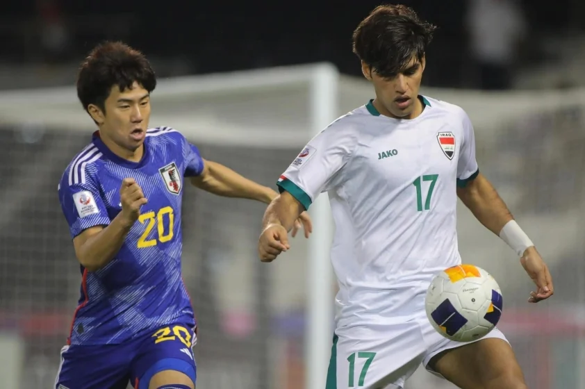 U23 Nhật Bản có trận đấu trên cơ hoàn toàn so với Iraq