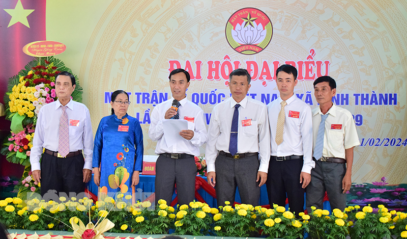 Đại hội đại biểu MTTQ Việt Nam xã Bình Thành (Giồng Trôm) nhiệm kỳ 2024 - 2029.