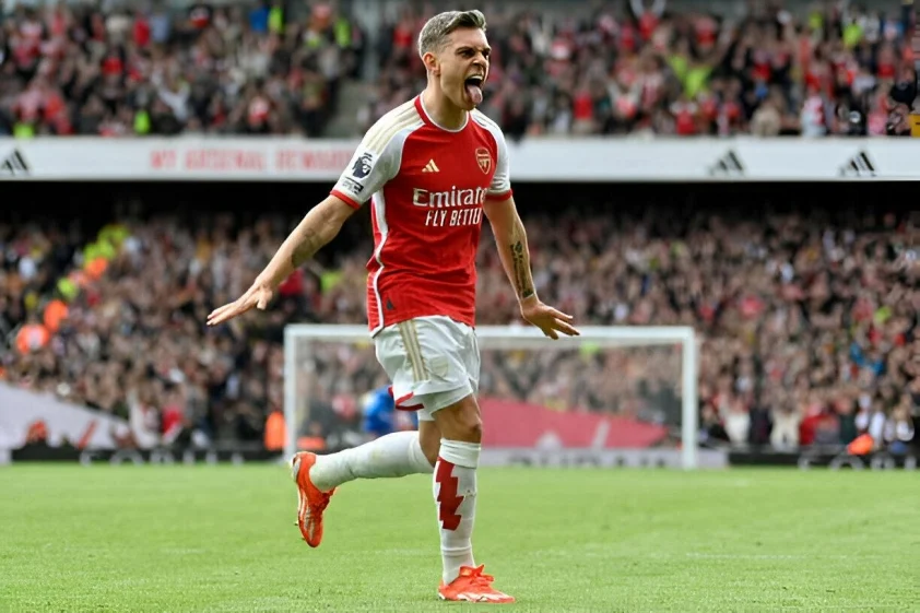 Chiến thắng 3 sao, Arsenal tạo sức ép lớn lên Man City trong cuộc đua vô địch Arsenal thắng dễ Bournemouth trên sân nhà. Ảnh: Getty