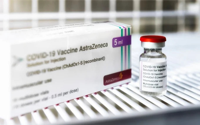 Vắc-xin Covid-19 của AstraZeneca. Ảnh: TELEGRAPH