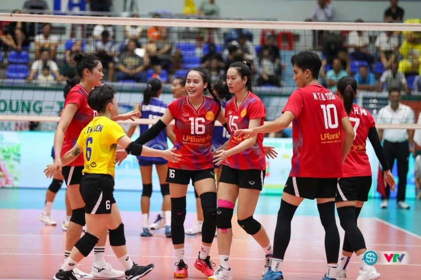 LPB Ninh Bình thắng dễ U20 Thái Lan. (Ảnh: VTV Thể Thao)