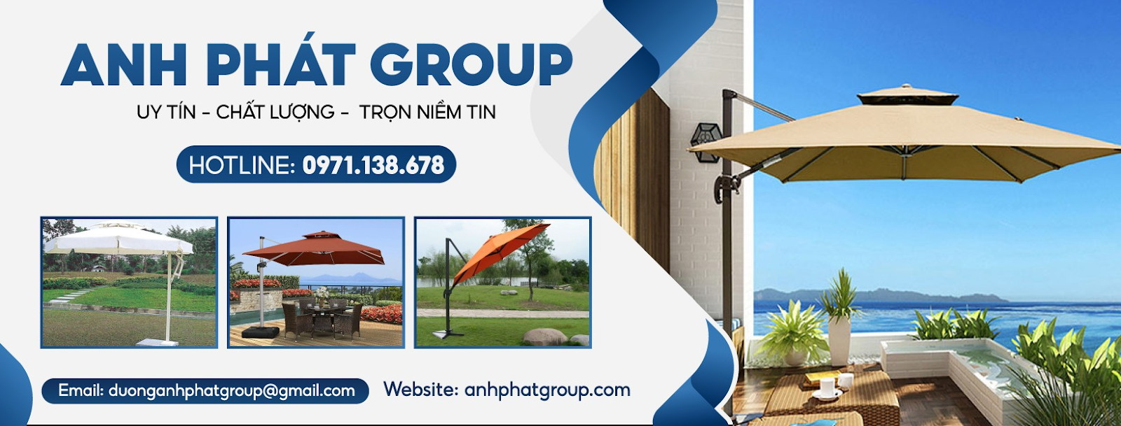 Anh Phát Group - Nâng tầm không gian sống với dù che nắng toàn diện