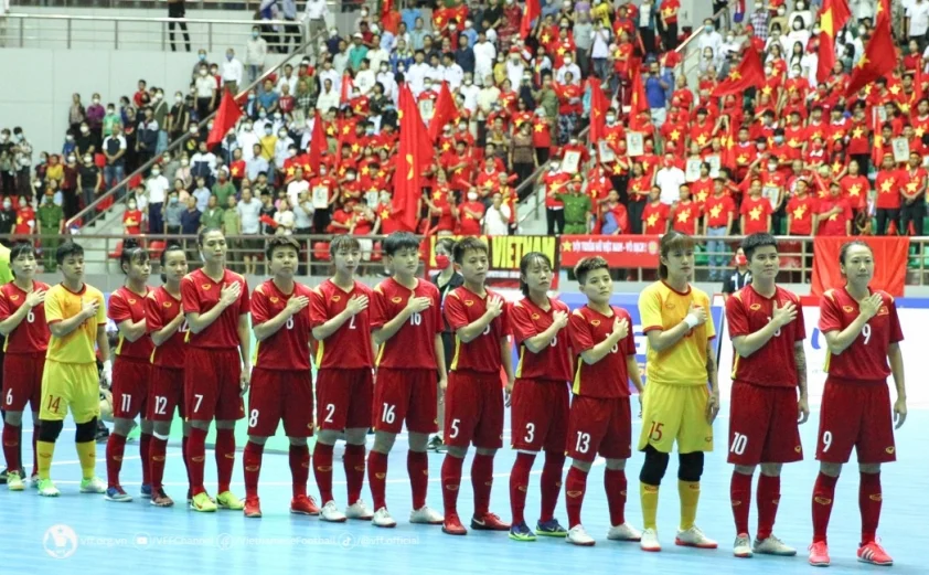 FIFA ra mắt World Cup mới, Đông Nam Á có ngay đội tham dự Đội tuyển futsal nữ Việt Nam đứng hạng 13 thế giới (Ảnh: VFF)